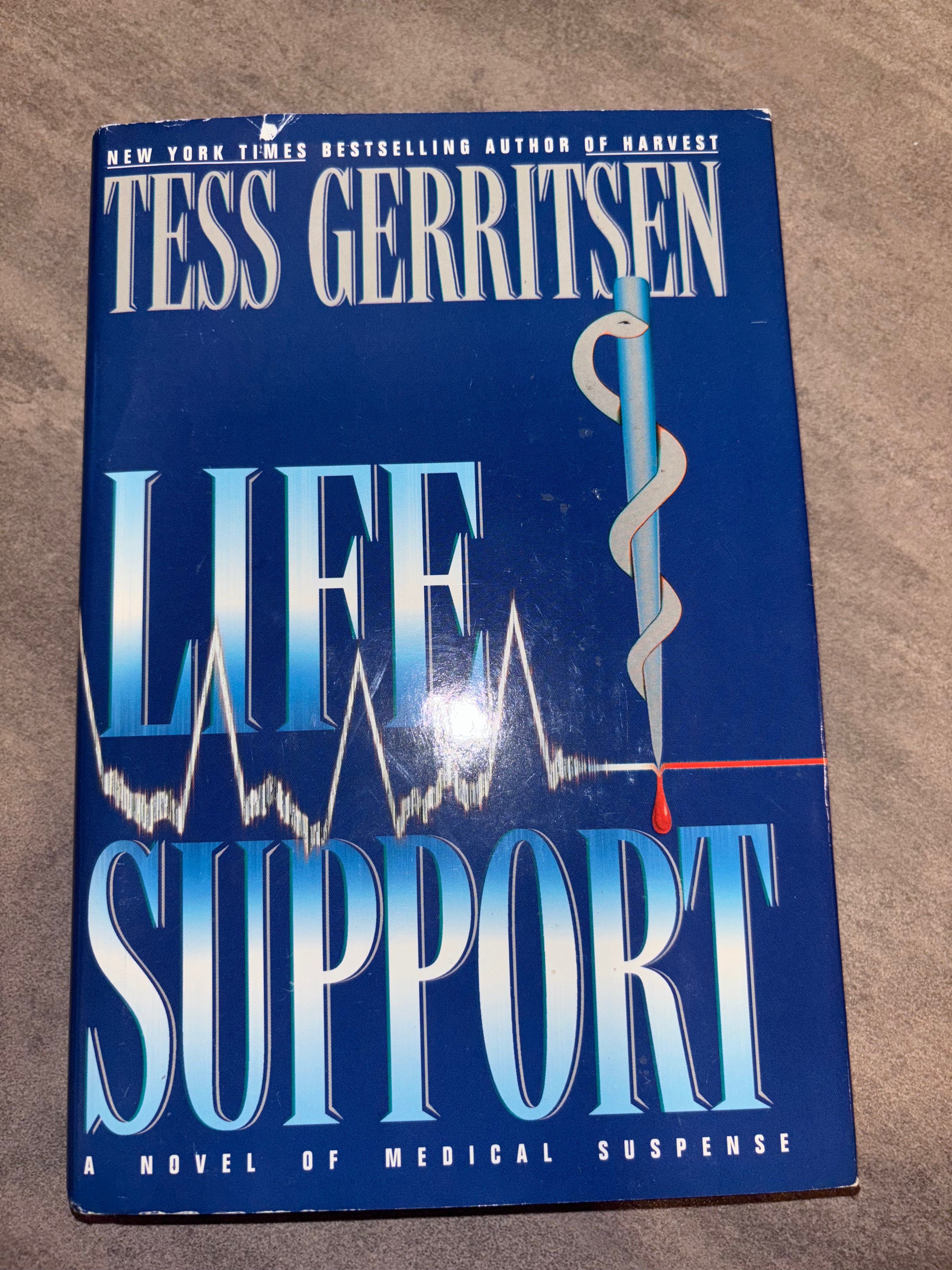 Life Support by Tess Gerritsen hardcover (rescued)