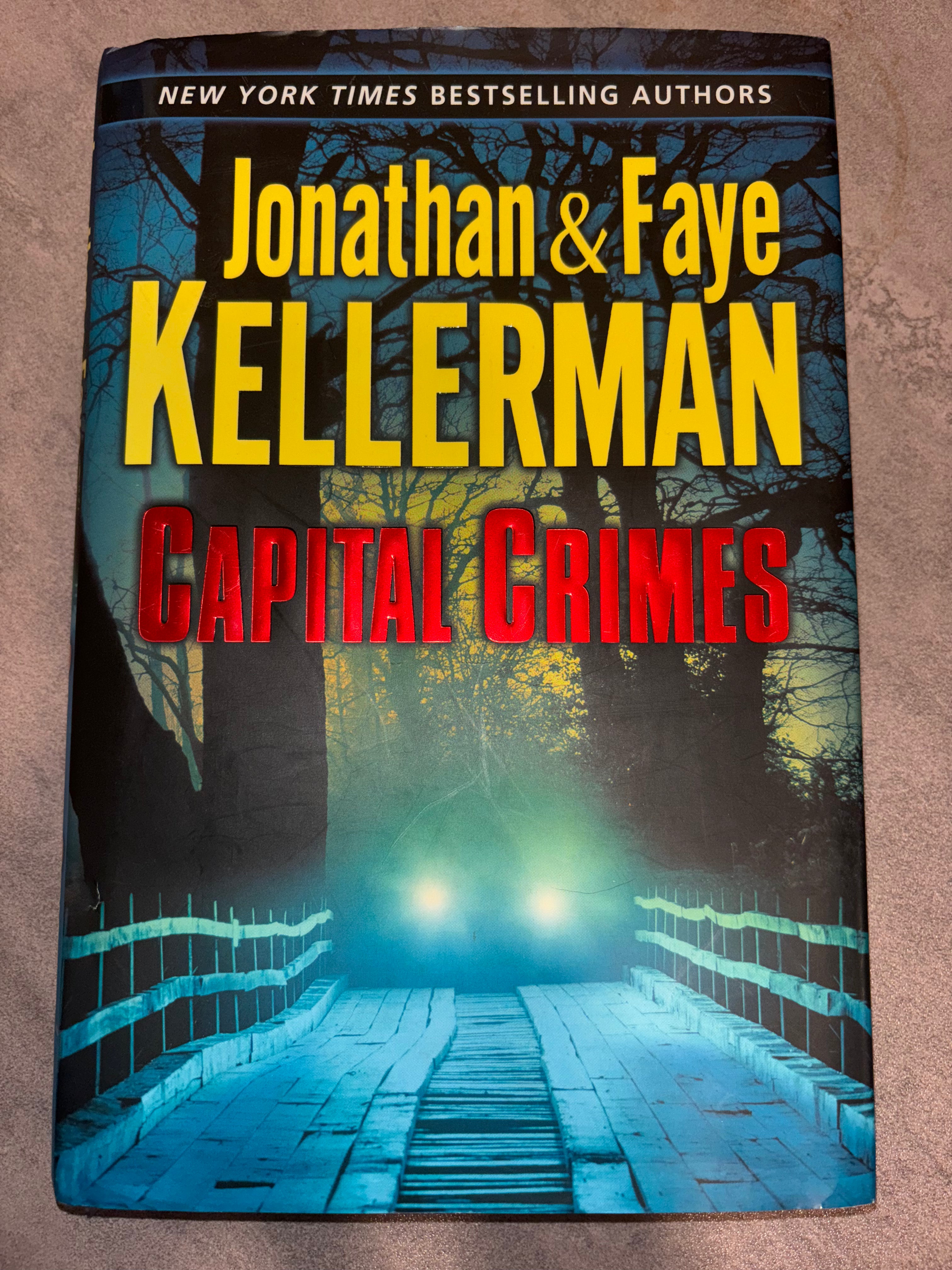 Capital Crimes by Jonathan and Faye Kellerman hardcover (like new)