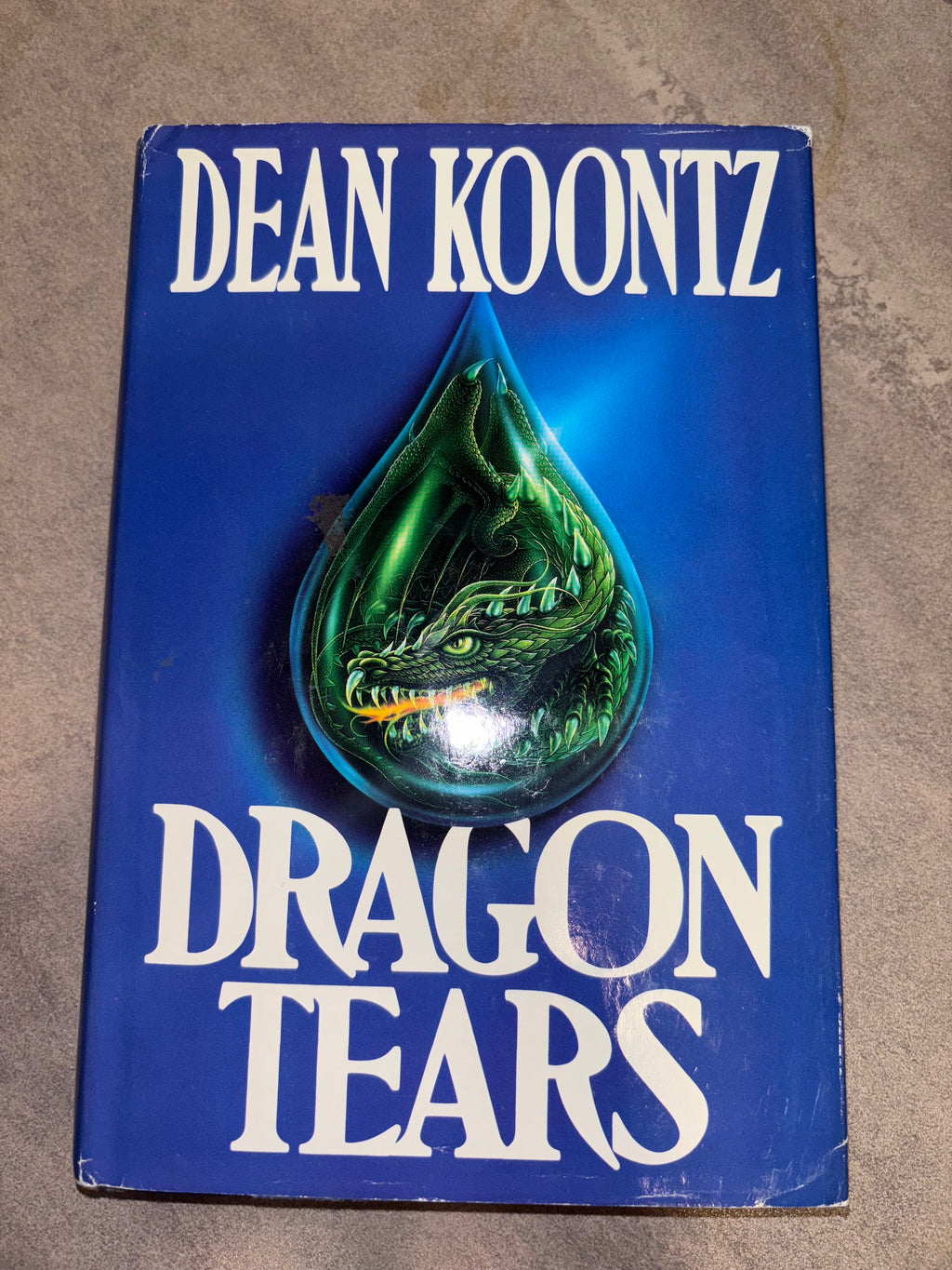 Dragon Tears by Dean Koontz hardcover (rescued)