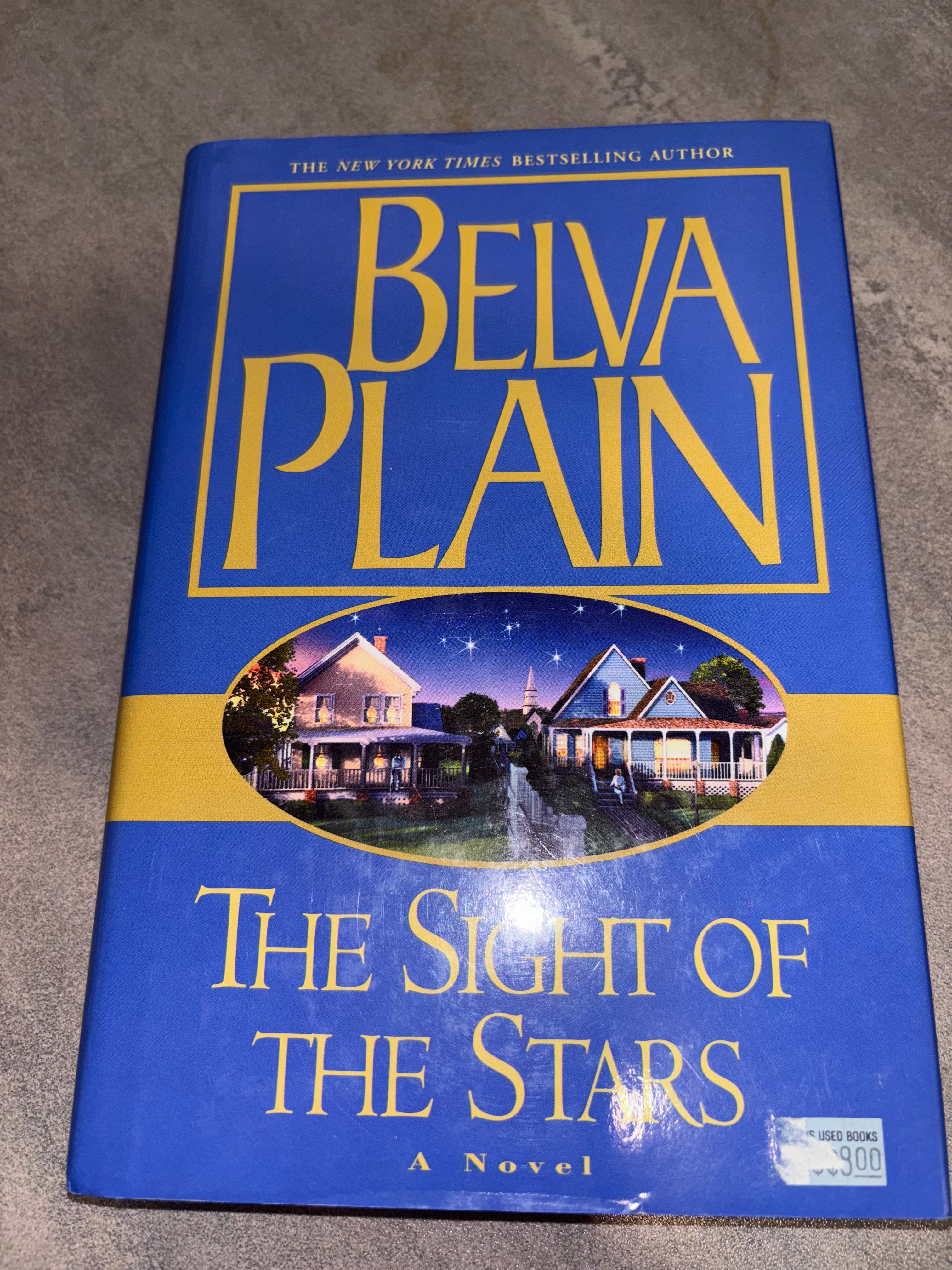 The Sight of the Stars by Belva Plain hardcover (rescued)