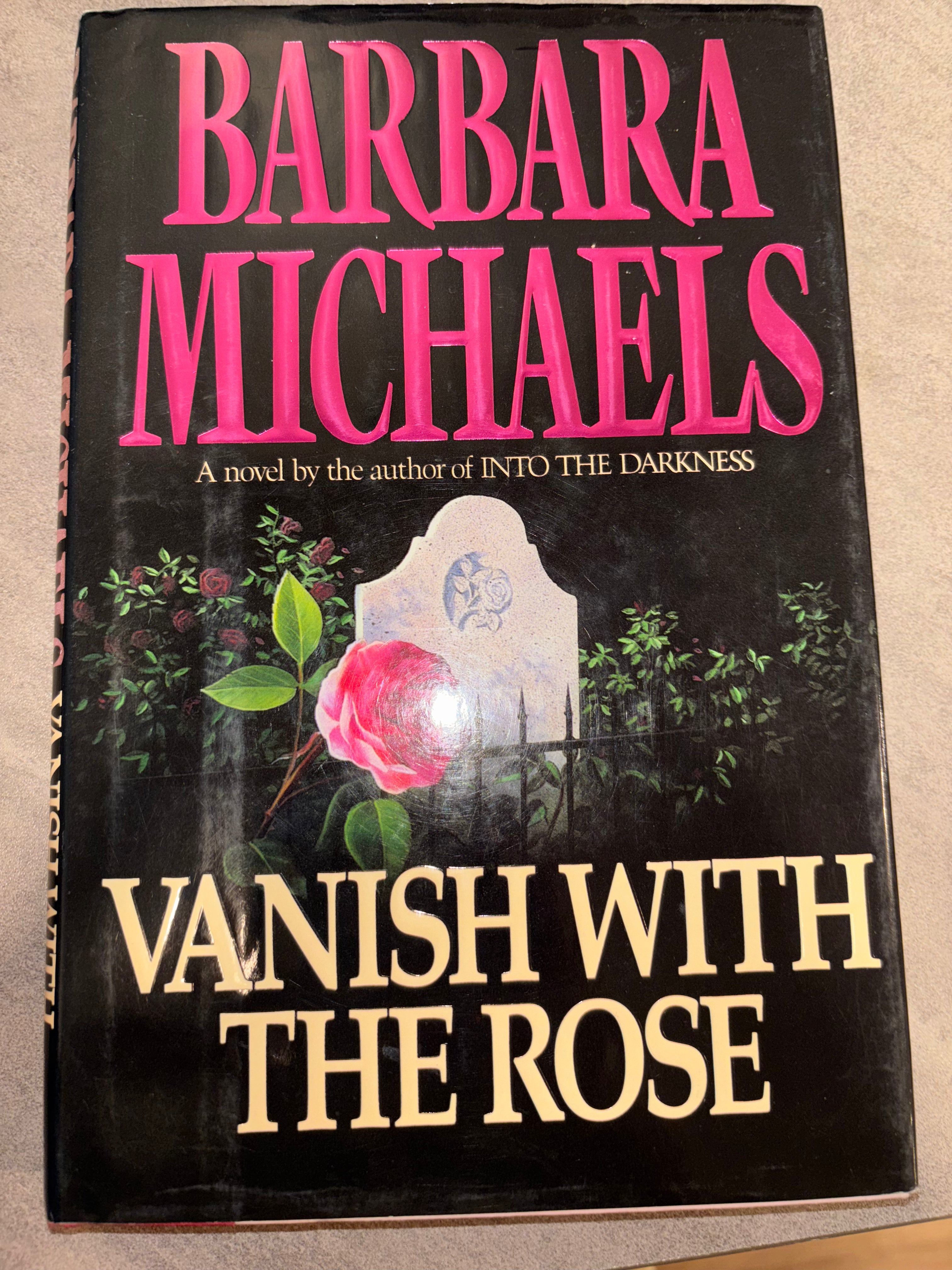 Vanish With The Rose by Barbara Michaels hardcover (like new)