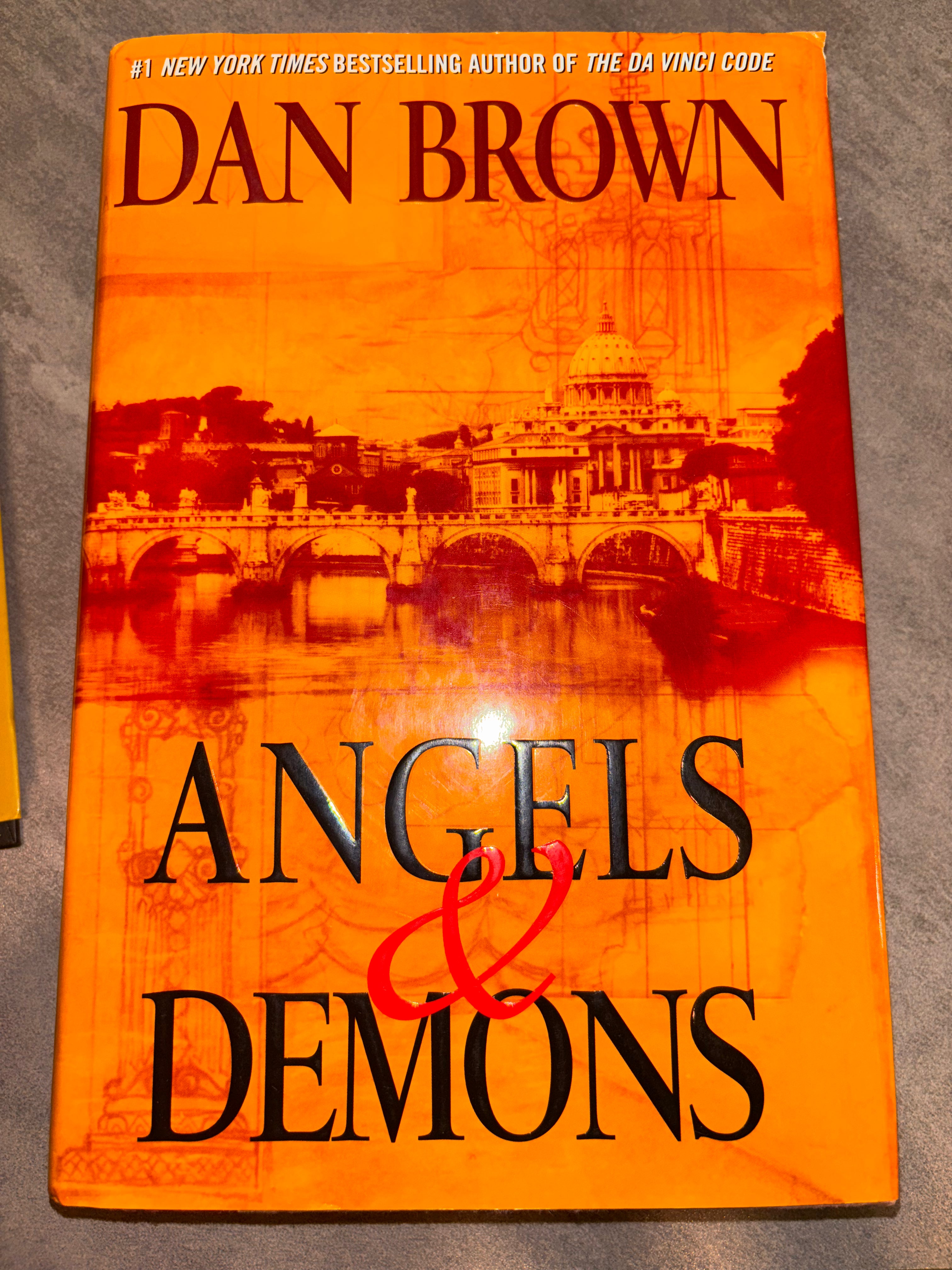 Angels and Demons (book 1 of the Robert Langdon series) by Dan Brown hardcover (rescued)