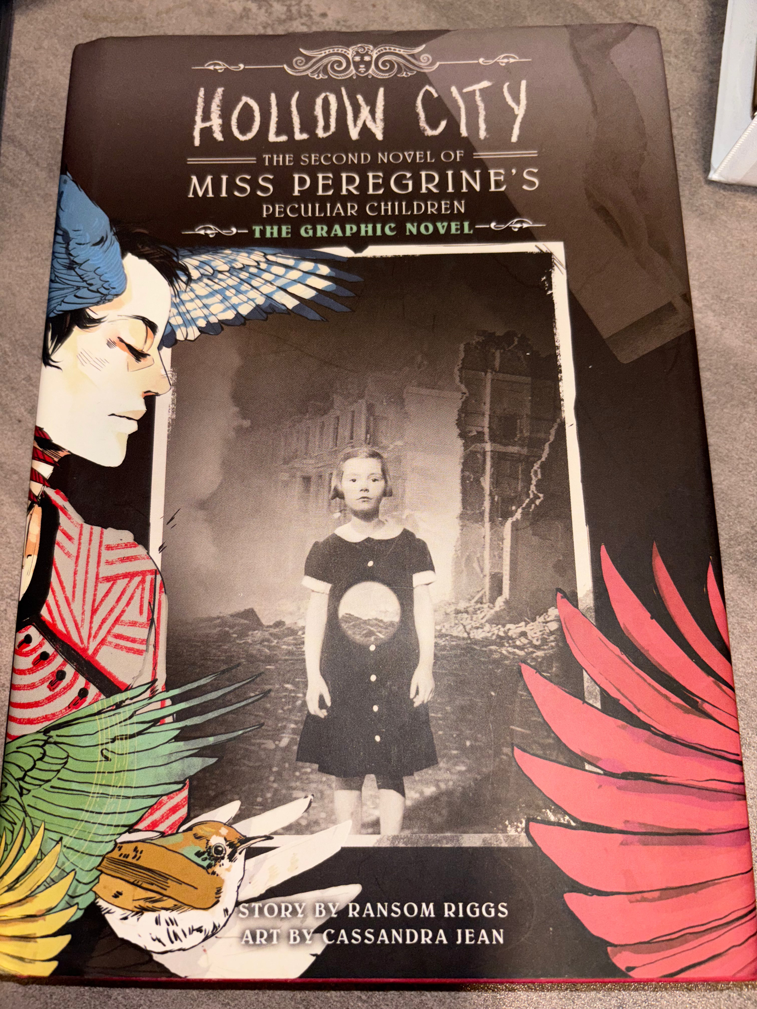 Hollow City The Graphic Novel (book 2 of Miss Peregrine‘s Peculiar Children series) by Ransom Riggs paperback YA (new)