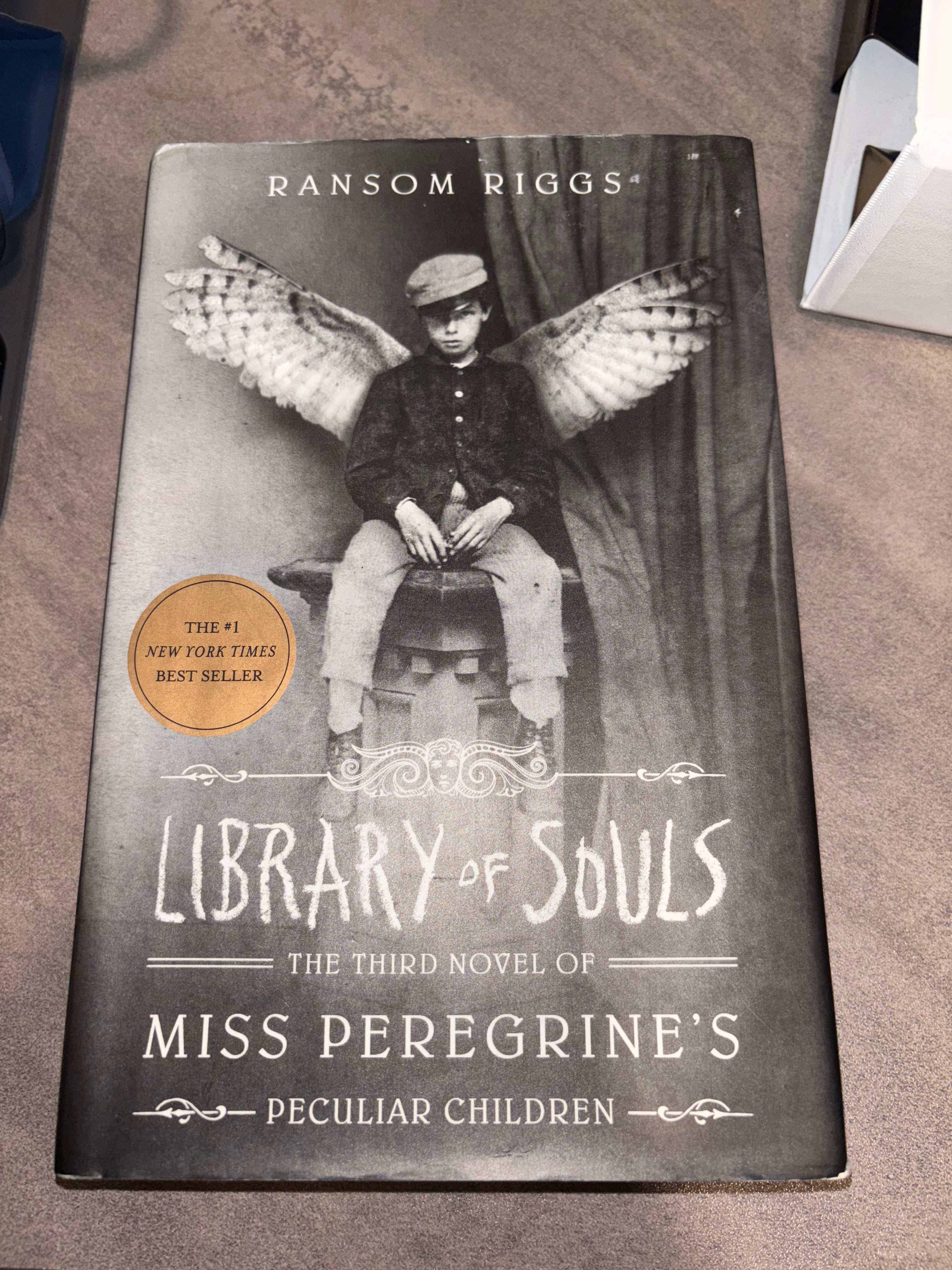 Library of Souls (book 3 of Miss Peregrine‘s Peculiar Children series) by Ransom Riggs hardcover YA (new)