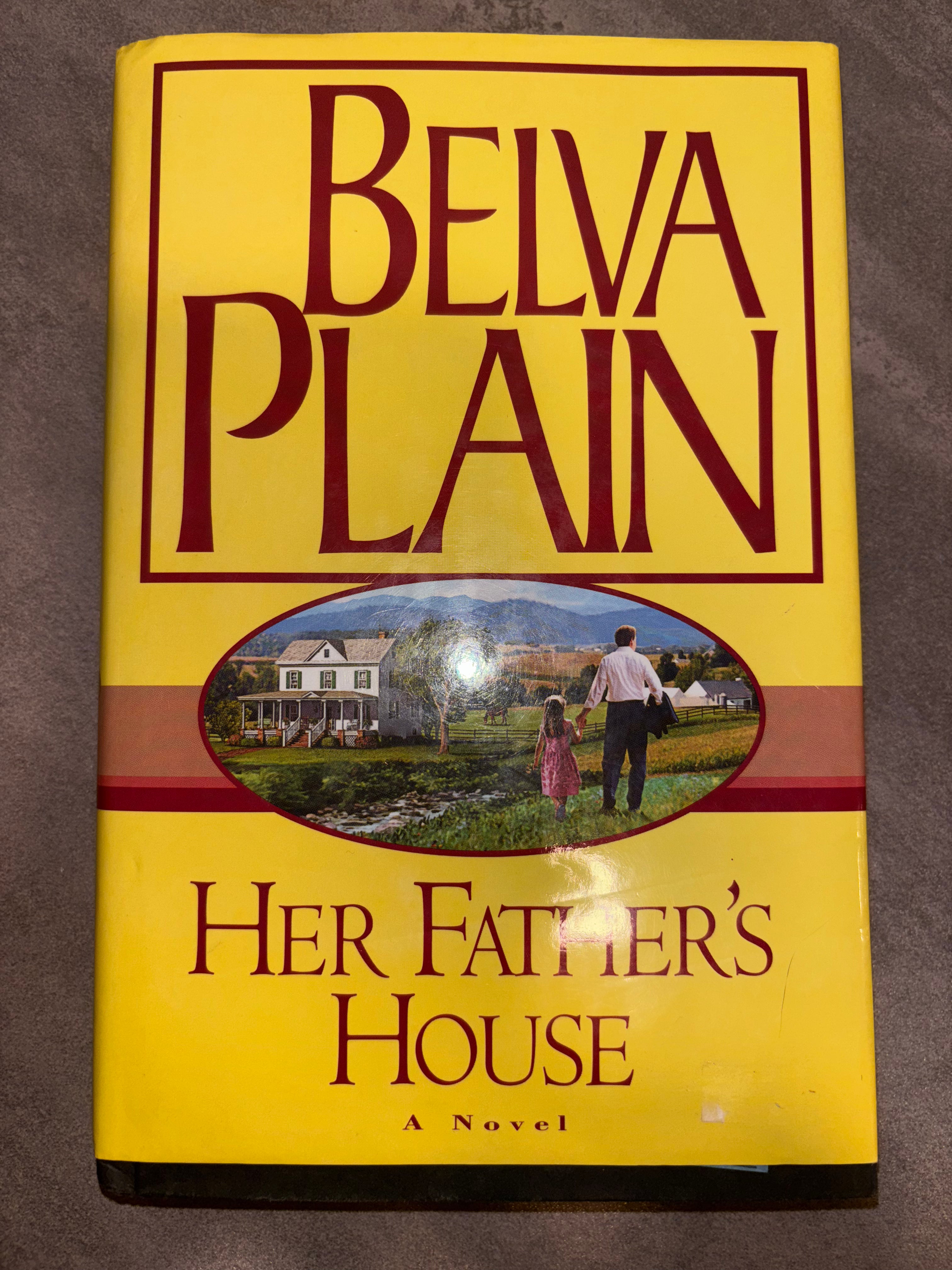 Her Father’s House by Belva Plain hardcover (rescued)