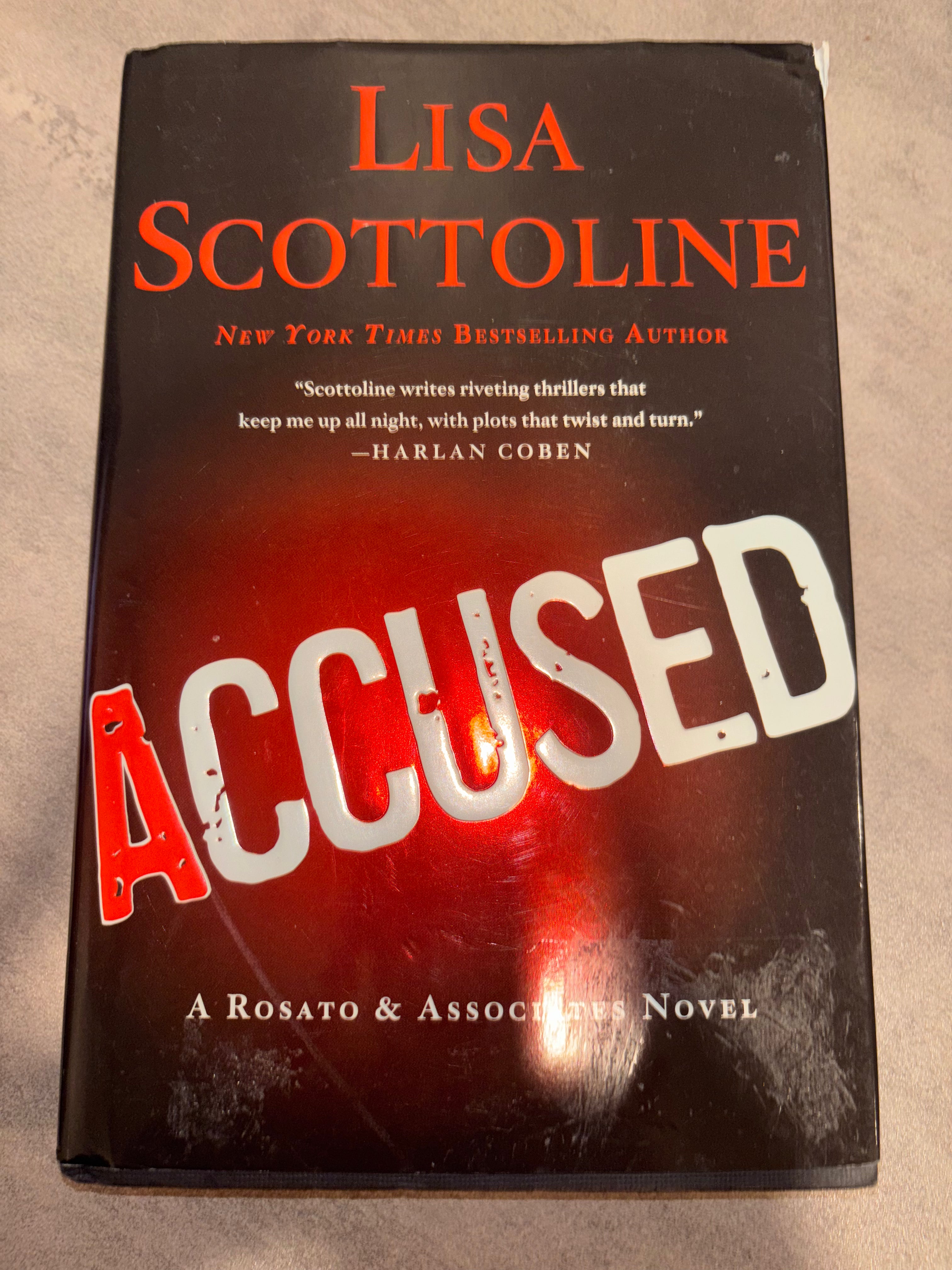 Accused by Lisa Scottoline hardcover (rescued)