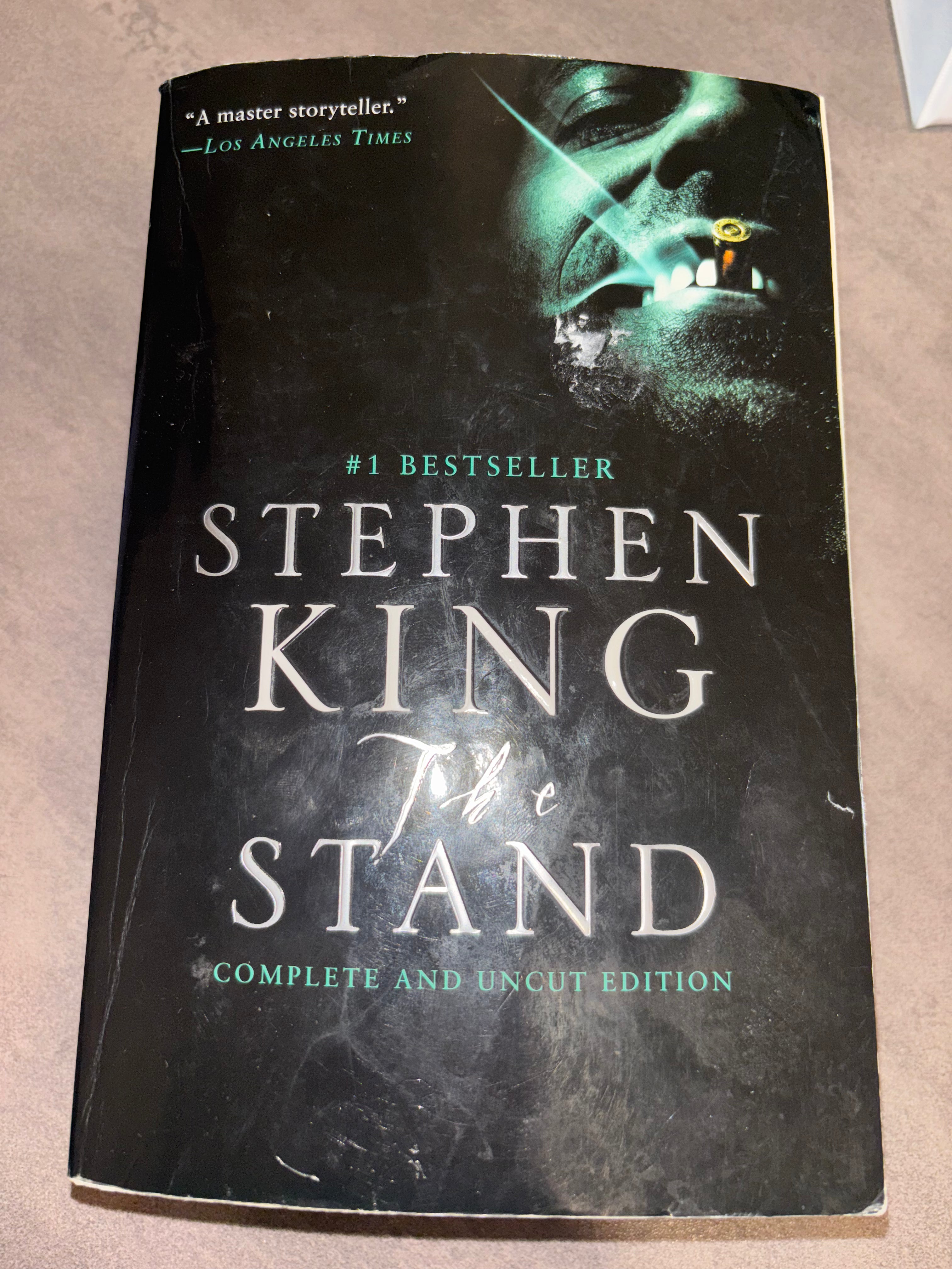The Stand by Stephen King paperback (rescued)