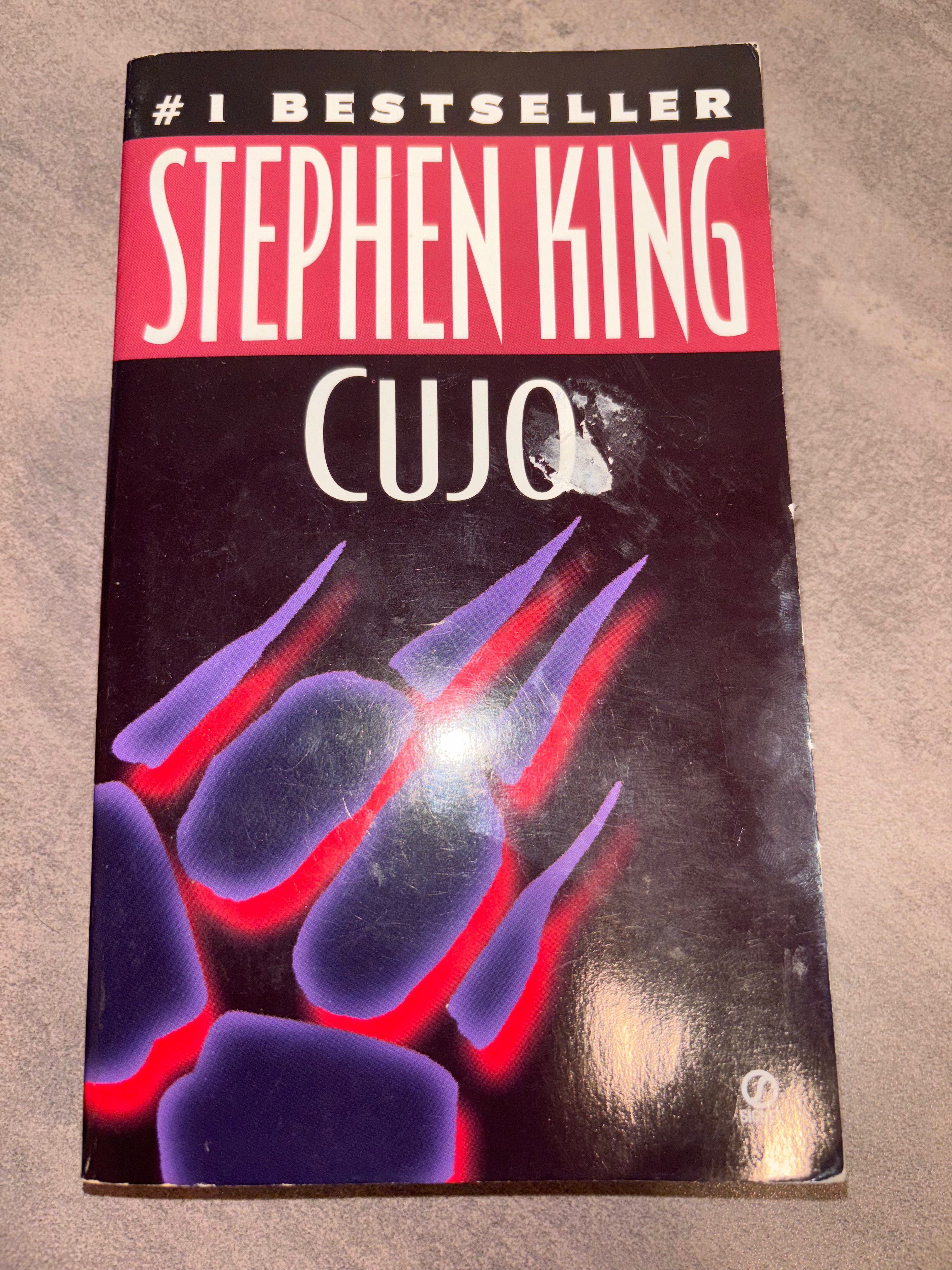 Cujo by Stephen King paperback mass market (rescued)
