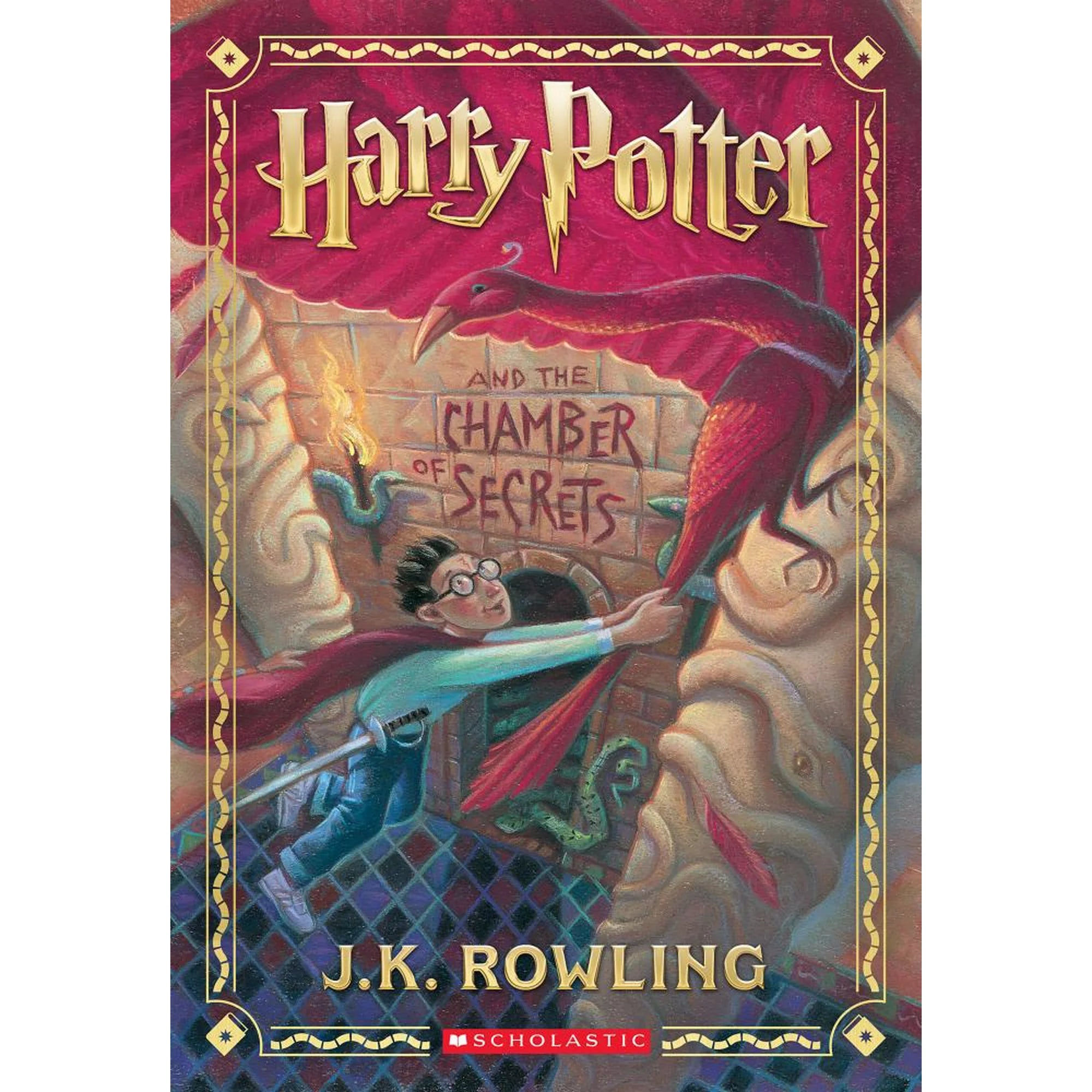 Harry Potter and the Chamber of Secret (Book 2 of Harry Potter series) by J.K. Rowling Tween/YA paperback (New)